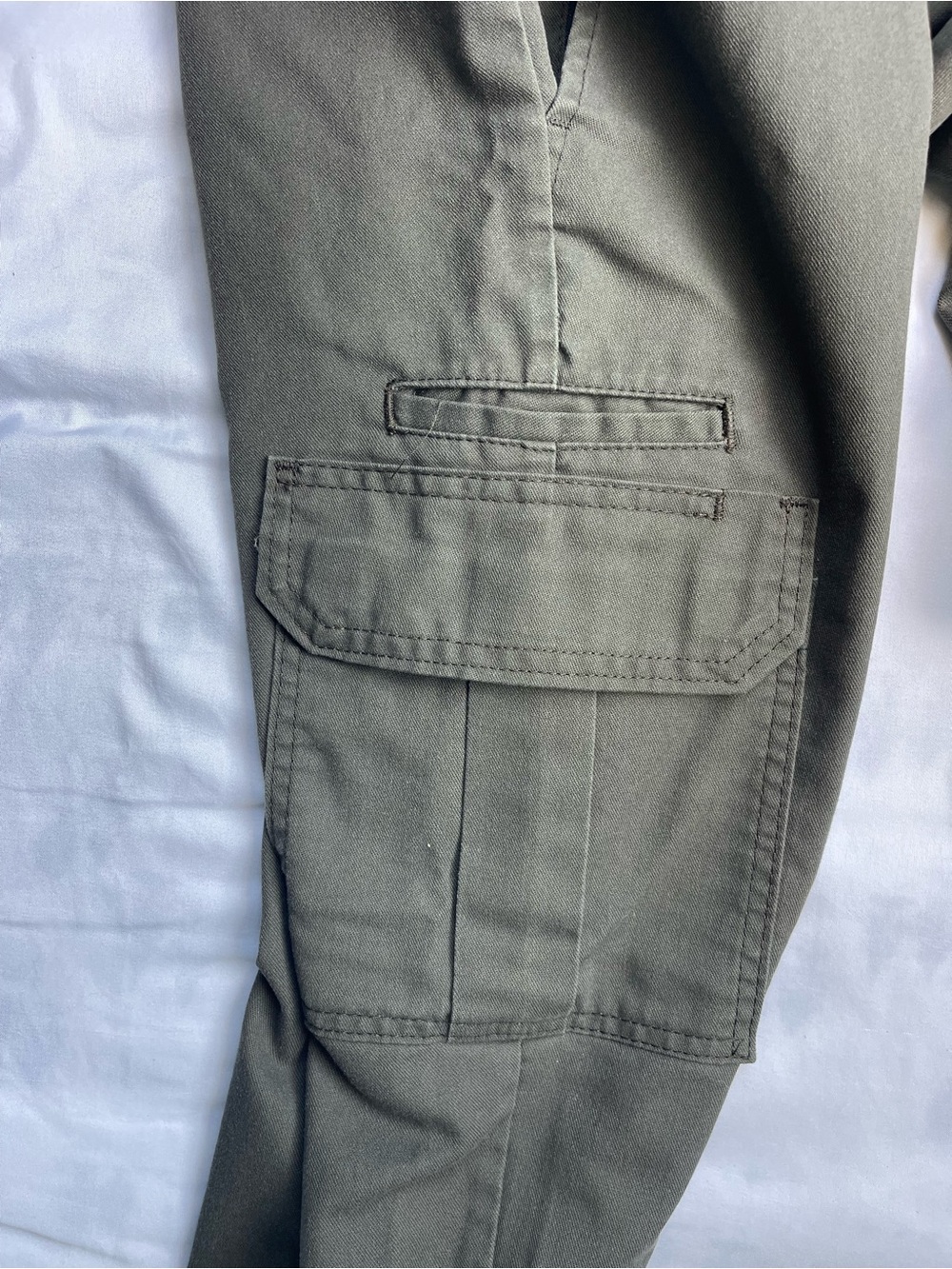 Dickies Men's Olive Green Cargo Work Pants - Picture 5 of 10